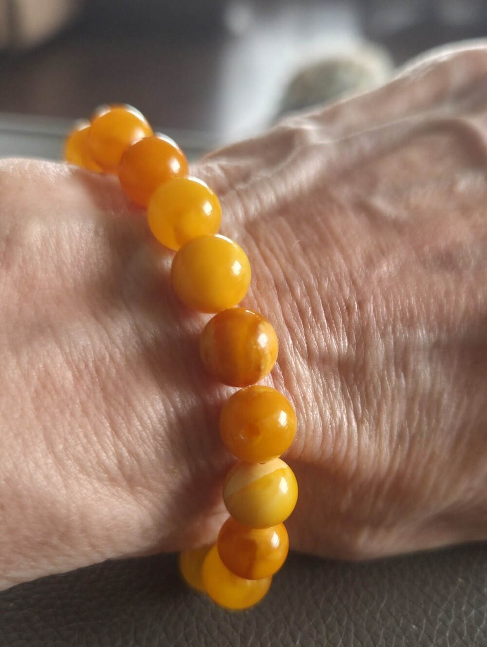 Yellow Jade Bracelet